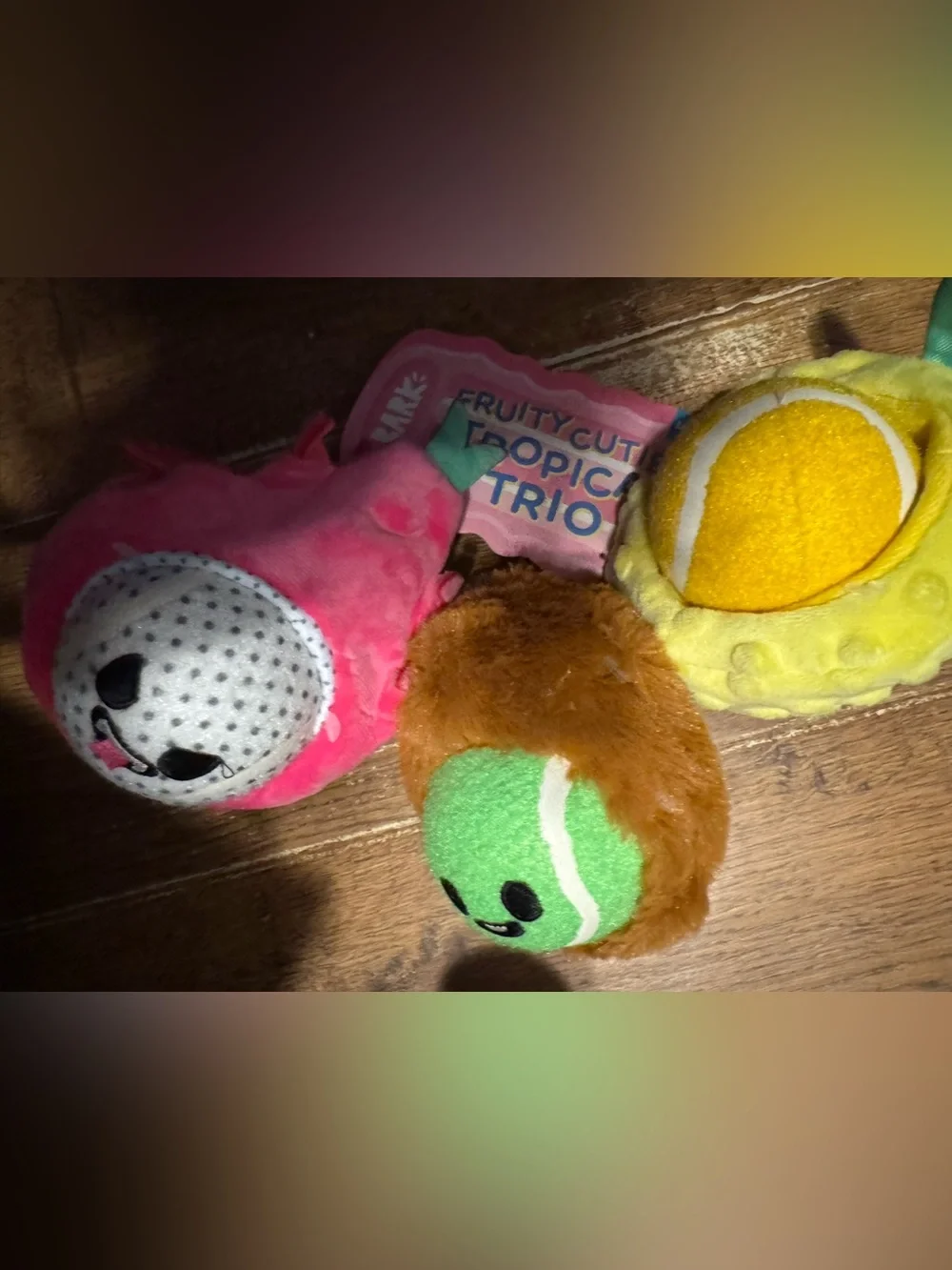 Bark Box M-L Plush ultimate Dog Joy 6 Toys in 1 Plush Dog Toy Set NEW Balls & cr